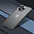 Coque Bumper Luxe Metal et Plastique Etui Housse QC1 pour Apple iPhone 14 Pro Max Noir
