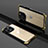 Coque Bumper Luxe Metal et Plastique Etui Housse SQ1 pour Apple iPhone 13 Pro Max Or