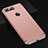 Coque Bumper Luxe Metal et Plastique Etui Housse T01 pour Huawei Honor View 20 Or Rose