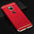 Coque Bumper Luxe Metal et Plastique Etui Housse T01 pour Huawei Mate 20 X 5G Rouge