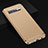 Coque Bumper Luxe Metal et Plastique Etui Housse T01 pour Samsung Galaxy S10 5G Or