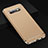 Coque Bumper Luxe Metal et Plastique Etui Housse T01 pour Samsung Galaxy S10e Or