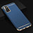 Coque Bumper Luxe Metal et Plastique Etui Housse T02 pour Oppo F15 Bleu