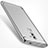 Coque Bumper Luxe Metal et Plastique M02 pour Huawei Honor 6X Argent