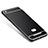 Coque Bumper Luxe Metal et Silicone Etui Housse M01 pour Xiaomi Mi 4C Noir