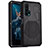 Coque Bumper Luxe Metal et Silicone Etui Housse T01 pour Huawei Honor 20 Pro Noir