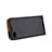 Coque Clapet Portefeuille Cuir pour Blackberry Q10 Noir Petit