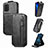 Coque Clapet Portefeuille Cuir S01D pour Nokia G100 Petit