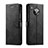 Coque Clapet Portefeuille Livre Cuir L01 pour Huawei Mate 30E Pro 5G Noir