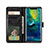 Coque Clapet Portefeuille Livre Cuir L01 pour Huawei Mate 30E Pro 5G Noir Petit