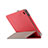 Coque Clapet Portefeuille Livre Cuir L01 pour Huawei MediaPad T3 8.0 KOB-W09 KOB-L09 Rouge Petit