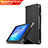 Coque Clapet Portefeuille Livre Cuir L02 pour Huawei MediaPad T3 8.0 KOB-W09 KOB-L09 Noir