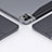 Coque Clapet Portefeuille Livre Cuir L03 pour Apple iPad Pro 11 (2021) Noir Petit