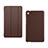 Coque Clapet Portefeuille Livre Cuir L03 pour Huawei Honor Pad 2 Marron Petit