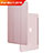 Coque Clapet Portefeuille Livre Cuir pour Apple iPad Mini 5 (2019) Or Rose