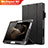 Coque Clapet Portefeuille Livre Cuir pour Huawei MediaPad M2 10.0 M2-A01 M2-A01W M2-A01L Noir