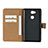 Coque Clapet Portefeuille Livre Cuir pour Sony Xperia L2 Noir Petit