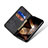 Coque Clapet Portefeuille Livre Tissu B01S pour Huawei Honor X8b Petit