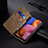 Coque Clapet Portefeuille Livre Tissu B01S pour Samsung Galaxy A20s Petit
