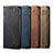 Coque Clapet Portefeuille Livre Tissu B03S pour Samsung Galaxy S22 Ultra 5G Petit