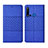 Coque Clapet Portefeuille Livre Tissu H01 pour Huawei Nova 5i Petit
