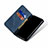 Coque Clapet Portefeuille Livre Tissu H01 pour Oppo A72 Petit