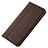 Coque Clapet Portefeuille Livre Tissu H01 pour Samsung Galaxy A90 5G Marron