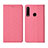 Coque Clapet Portefeuille Livre Tissu H02 pour Huawei P30 Lite New Edition Rose