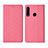 Coque Clapet Portefeuille Livre Tissu H02 pour Huawei P30 Lite XL Rose