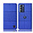 Coque Clapet Portefeuille Livre Tissu H12P pour Motorola Moto Edge S30 5G Bleu