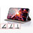 Coque Clapet Portefeuille Livre Tissu H12P pour Samsung Galaxy Grand Max SM-G720 Petit