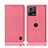 Coque Clapet Portefeuille Livre Tissu H13P pour Motorola Moto Edge S30 Pro 5G Rose