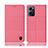 Coque Clapet Portefeuille Livre Tissu H13P pour Oppo Find X5 Lite 5G Rose