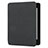 Coque Clapet Portefeuille Livre Tissu pour Amazon Kindle Paperwhite 6 inch Noir