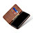 Coque Clapet Portefeuille Livre Tissu pour Huawei Nova 8i Petit