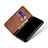 Coque Clapet Portefeuille Livre Tissu pour Oppo K10 5G India Petit
