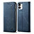 Coque Clapet Portefeuille Livre Tissu pour Samsung Galaxy A04 4G Petit