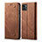 Coque Clapet Portefeuille Livre Tissu pour Samsung Galaxy A22 5G Petit