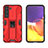 Coque Contour Silicone et Plastique Housse Etui Mat avec Aimant Magnetique Support A03 pour Samsung Galaxy S21 5G Petit