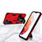 Coque Contour Silicone et Plastique Housse Etui Mat avec Aimant Magnetique Support A04 pour Samsung Galaxy S21 5G Petit