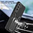 Coque Contour Silicone et Plastique Housse Etui Mat avec Aimant Magnetique Support A05 pour Samsung Galaxy S21 FE 5G Petit