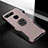 Coque Contour Silicone et Plastique Housse Etui Mat avec Aimant Magnetique Support H02 pour Huawei Honor V20 Petit