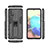 Coque Contour Silicone et Plastique Housse Etui Mat avec Aimant Magnetique Support KC1 pour Samsung Galaxy A71 4G A715 Petit