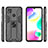 Coque Contour Silicone et Plastique Housse Etui Mat avec Aimant Magnetique Support KC1 pour Xiaomi Redmi 9 Activ Petit