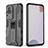 Coque Contour Silicone et Plastique Housse Etui Mat avec Aimant Magnetique Support KC1 pour Xiaomi Redmi K50 Pro 5G Petit