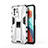 Coque Contour Silicone et Plastique Housse Etui Mat avec Aimant Magnetique Support KC1 pour Xiaomi Redmi Note 10 Pro 5G Petit