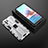 Coque Contour Silicone et Plastique Housse Etui Mat avec Aimant Magnetique Support KC1 pour Xiaomi Redmi Note 10S 4G Petit