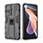 Coque Contour Silicone et Plastique Housse Etui Mat avec Aimant Magnetique Support KC2 pour Xiaomi Redmi Note 11 Pro+ Plus 5G Petit