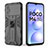 Coque Contour Silicone et Plastique Housse Etui Mat avec Aimant Magnetique Support KC2 pour Xiaomi Redmi Note 11R 5G Petit