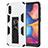 Coque Contour Silicone et Plastique Housse Etui Mat avec Aimant Magnetique Support MQ1 pour Samsung Galaxy A10e Petit